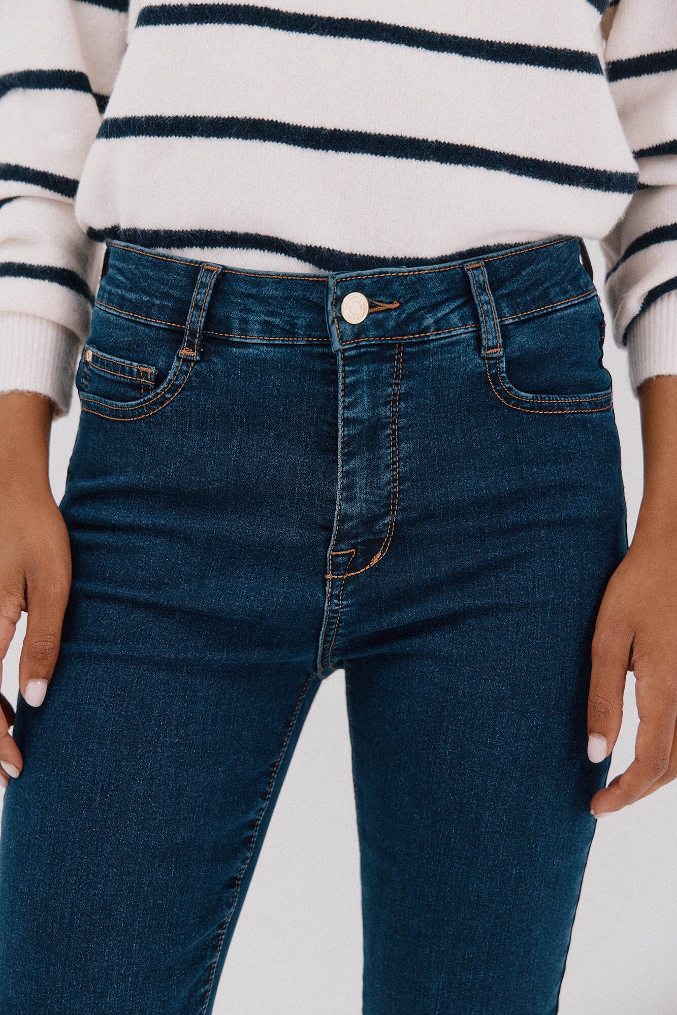 Cortefiel Sensational Jeans Blue