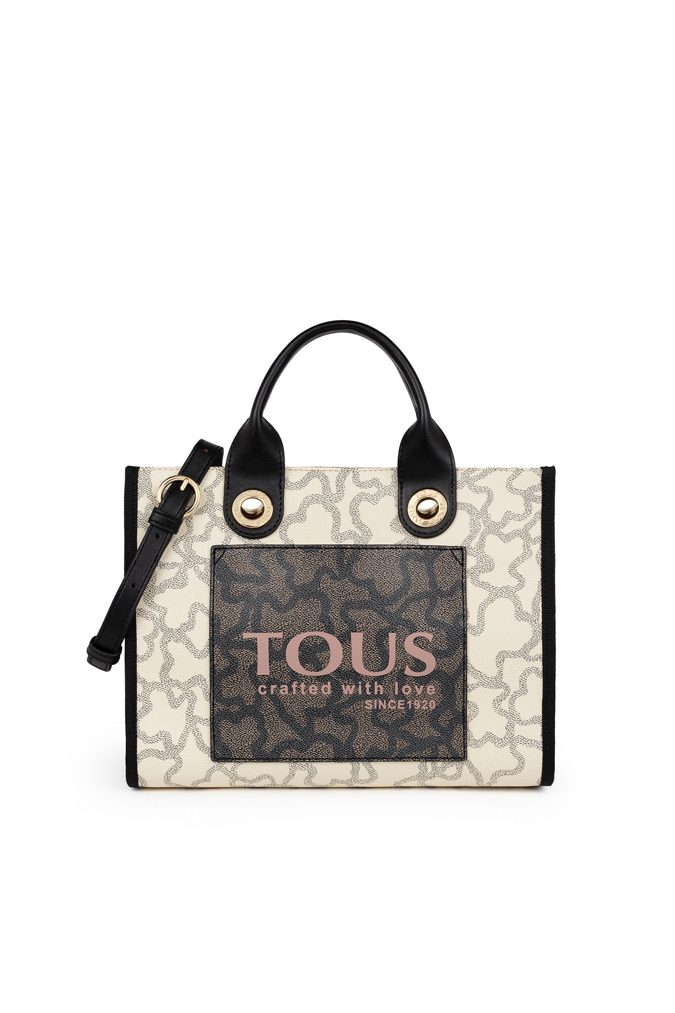 Tous Amaya Kaos Icon medium multi beige shopper bag Beige