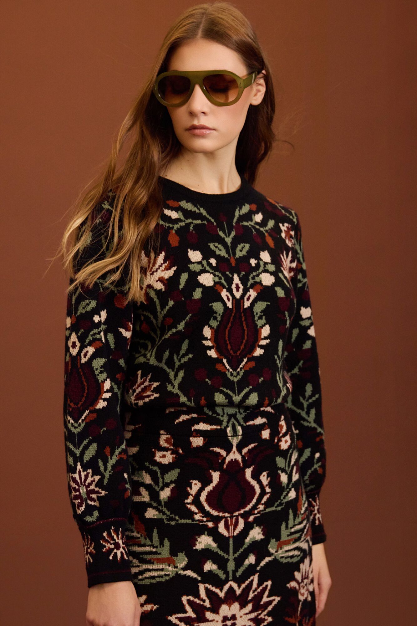 Meisie Camisola jacquard &eacute;tnica Cinzento