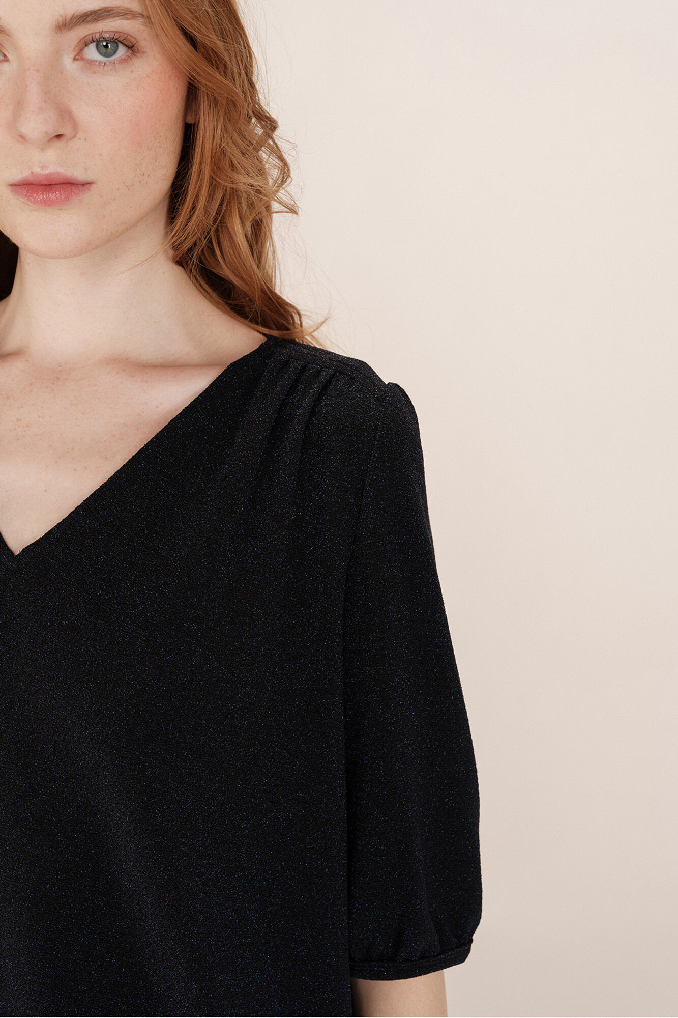 Grace & Mila Top largo de lurex 