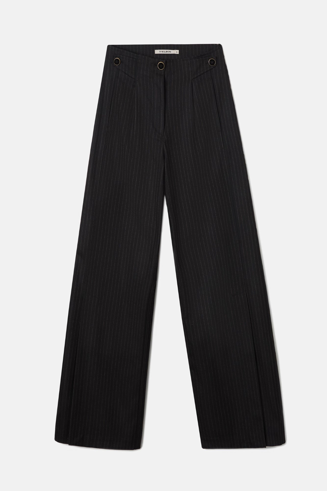 Silbon Pantal&oacute;n palazzo raya diplom&aacute;tica Gris