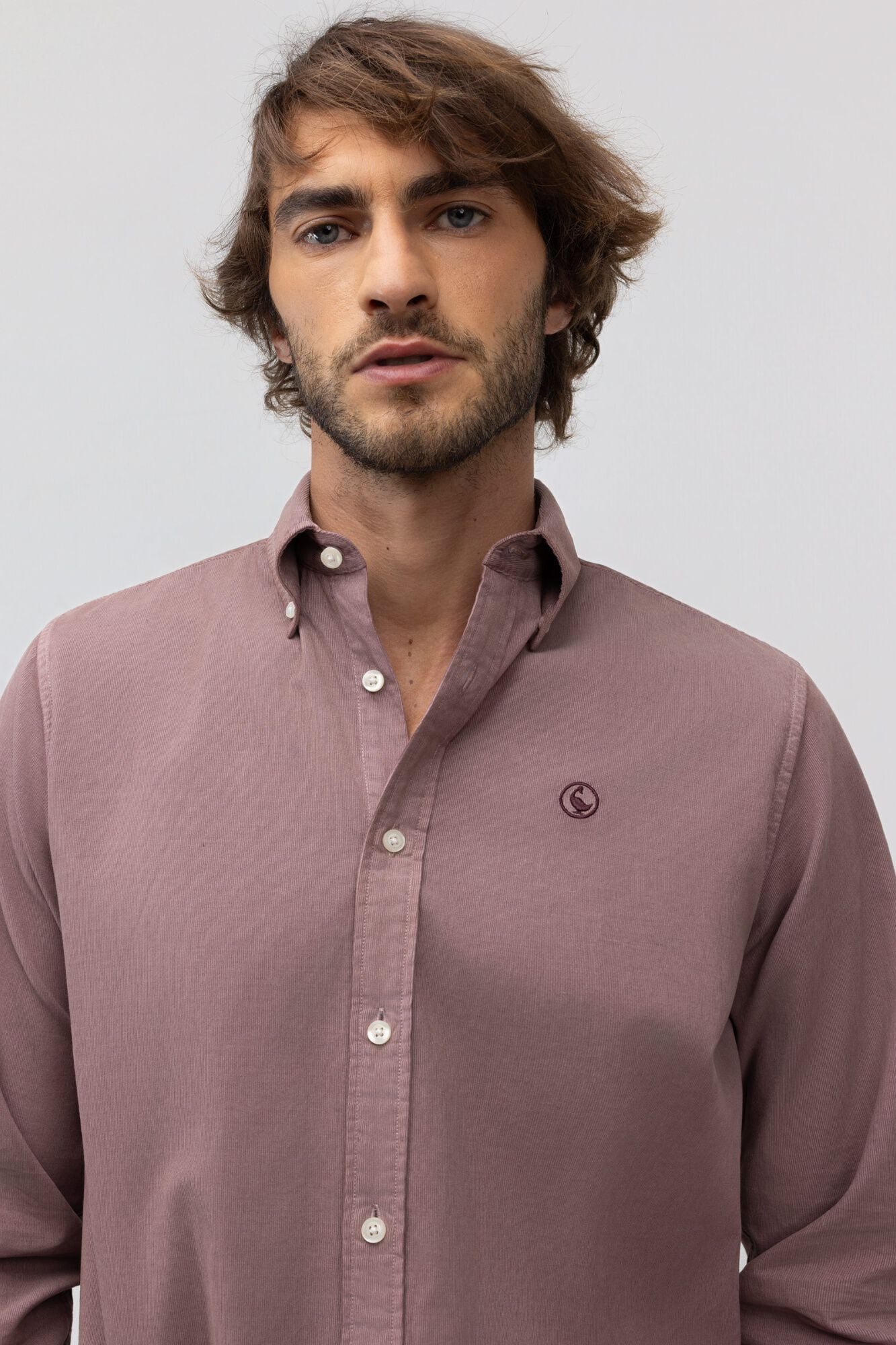 El Ganso Camisa de bombazina Garment Dyed Button Down Subiu