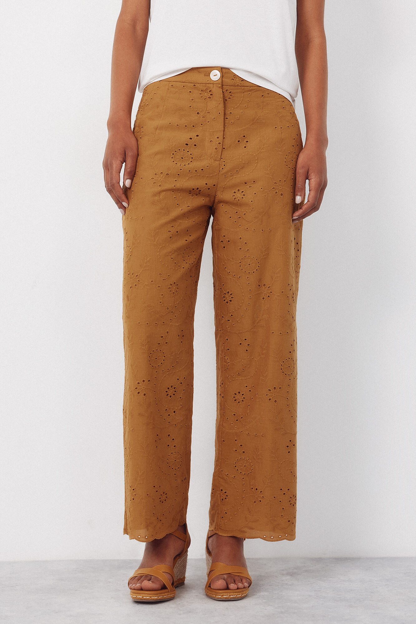 Cortefiel Sangalo trousers Gold