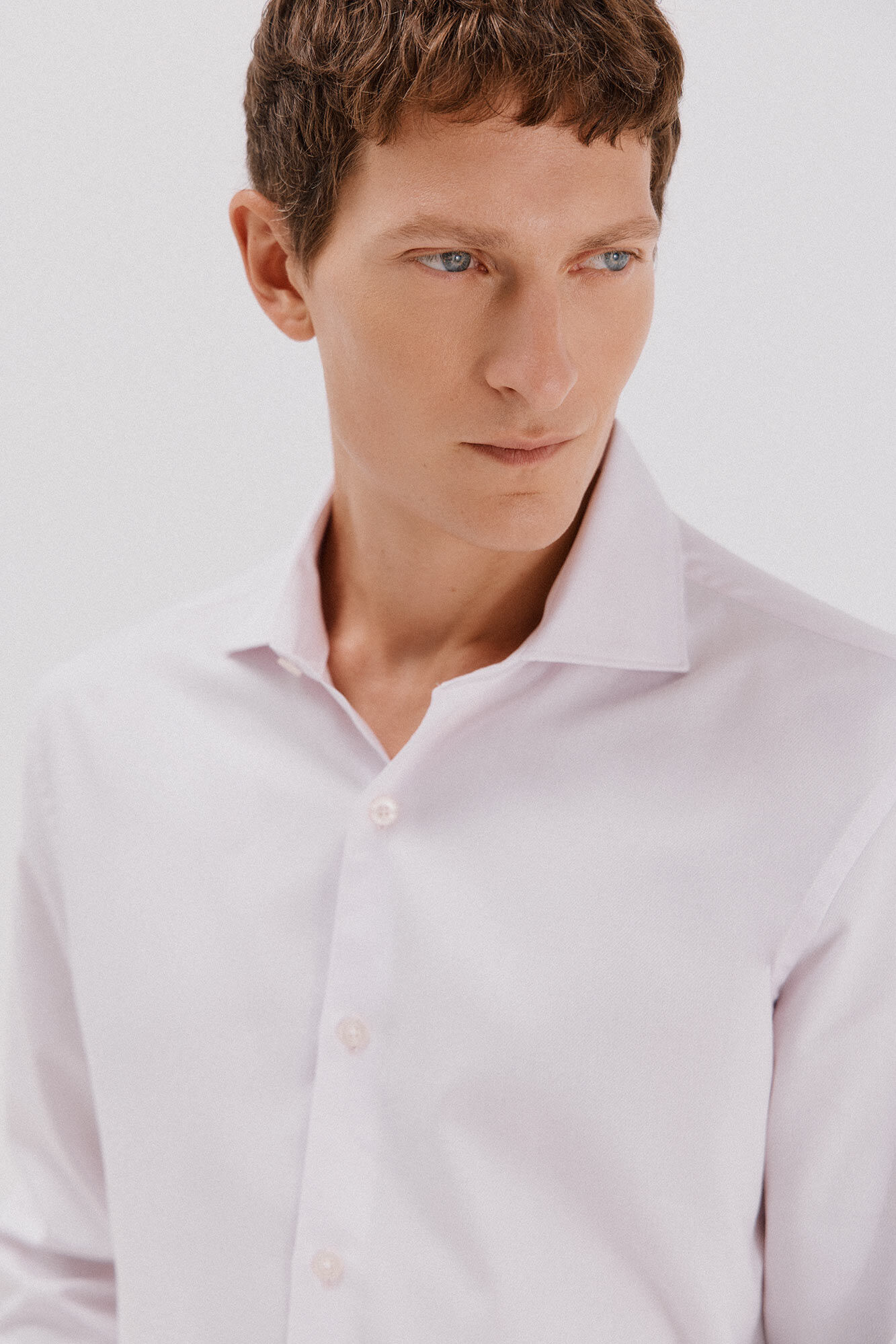 Cortefiel Easy-iron striped dress shirt