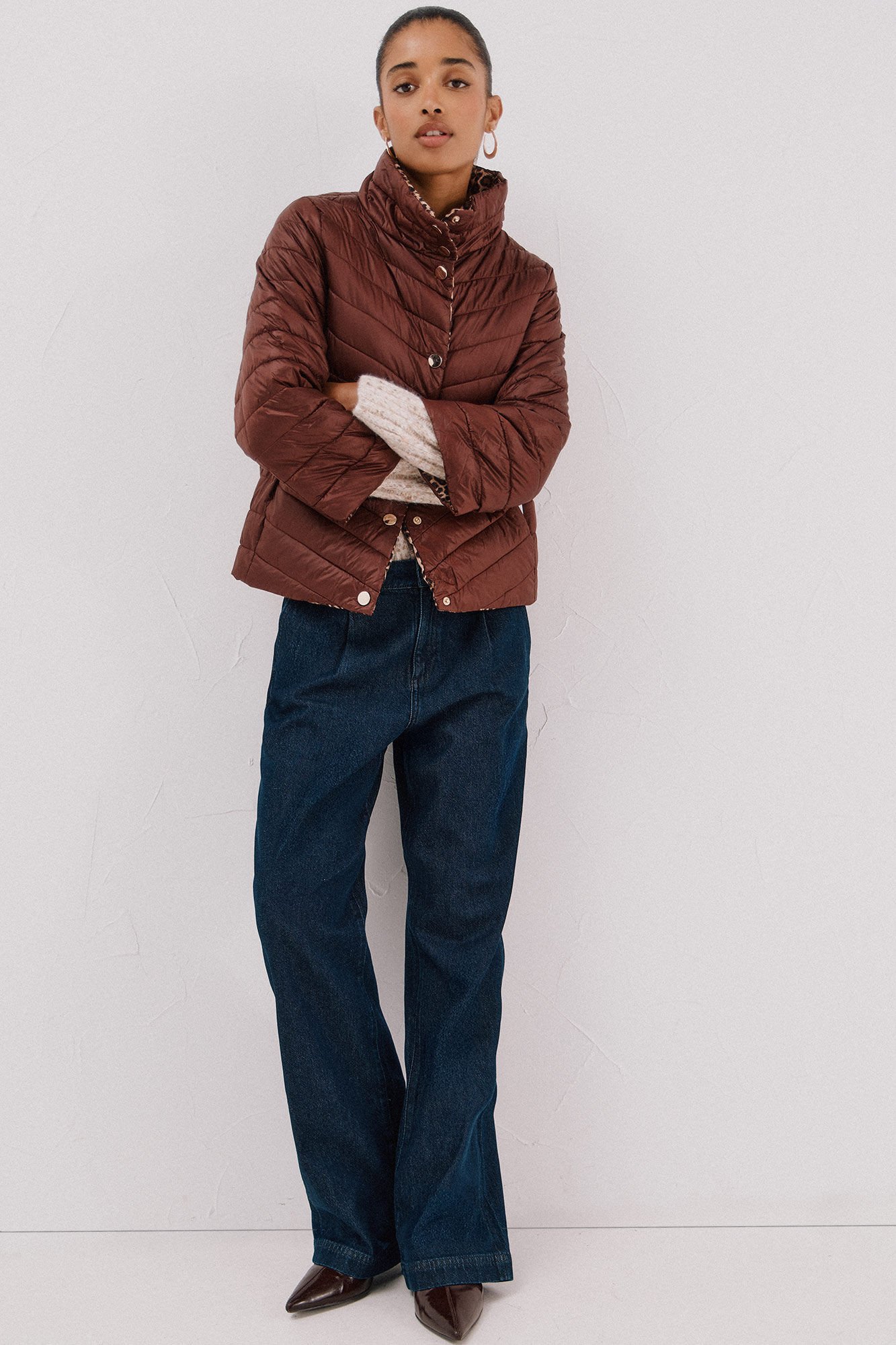 Cortefiel Cazadora reversible thermolite&reg; Vino