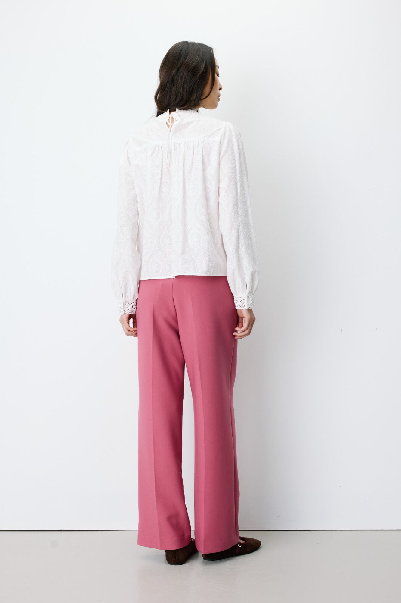 Grace & Mila Blusa de corte reto Abigail Branco