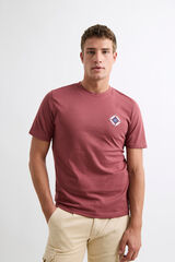 Williot Camiseta Étnica Estampado granate