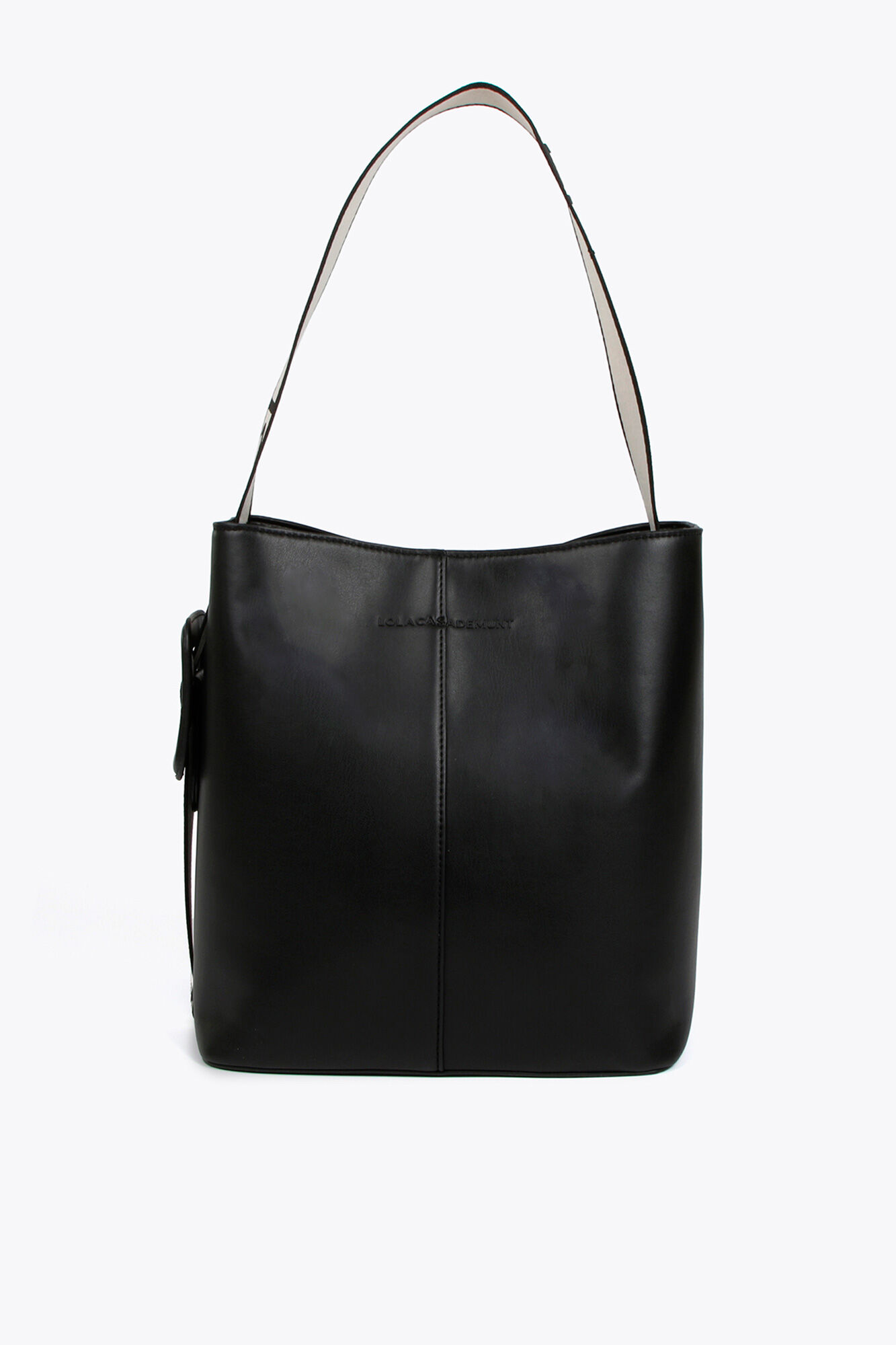 Lola Casademunt Bolsa de compras com al&ccedil;as com logotipo Preto