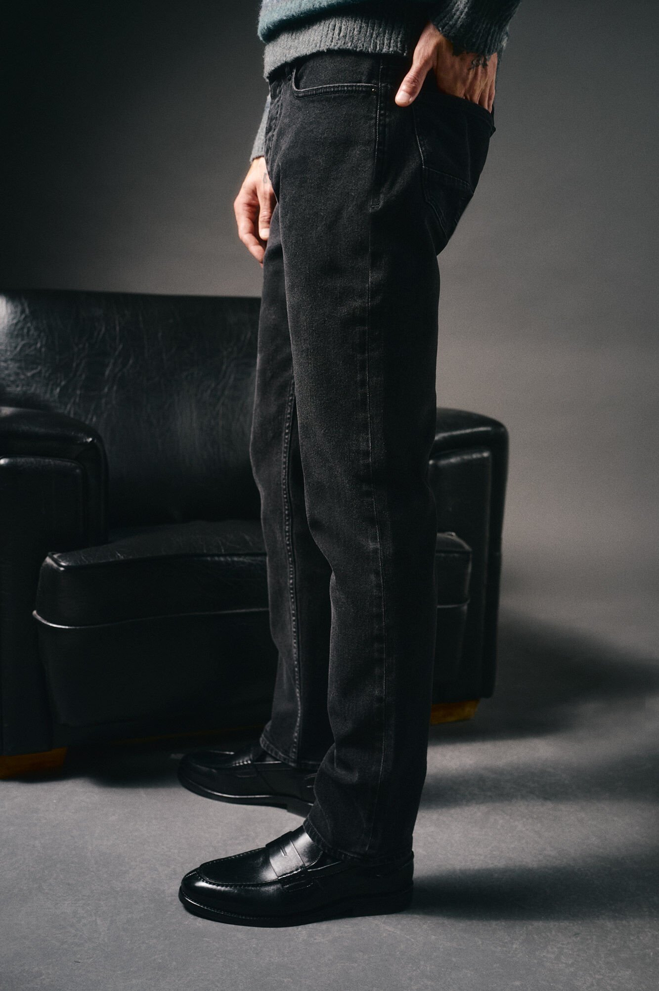 OOTO Pantal&oacute;n vaquero slim fit Negro