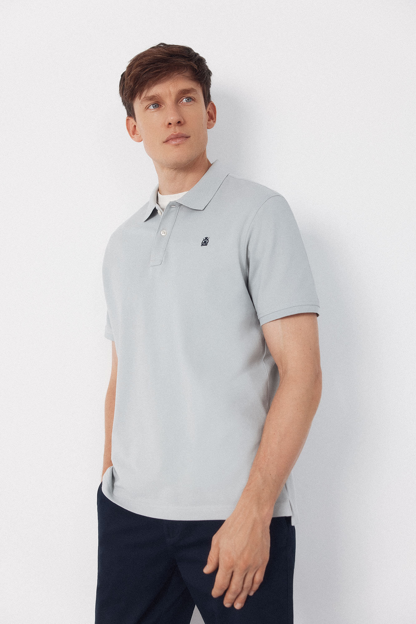 Cortefiel Piqu&eacute; basic polo shirt