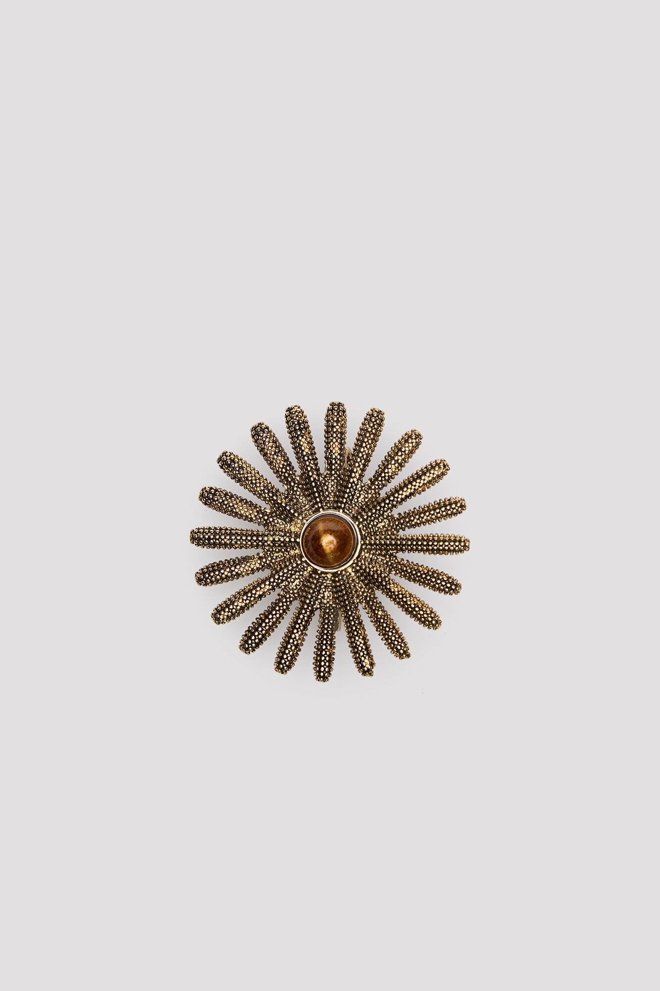 Cortefiel Resin sun brooch