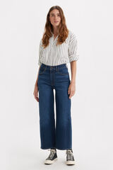 Cortefiel Jeans High Rise Wide Leg™ Azul