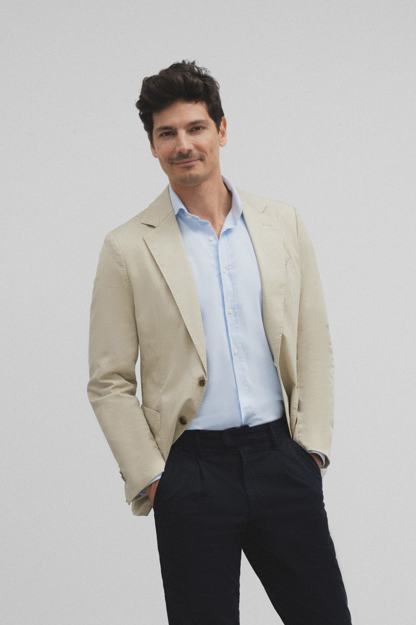 Silbon Silbon casual blazer Beige