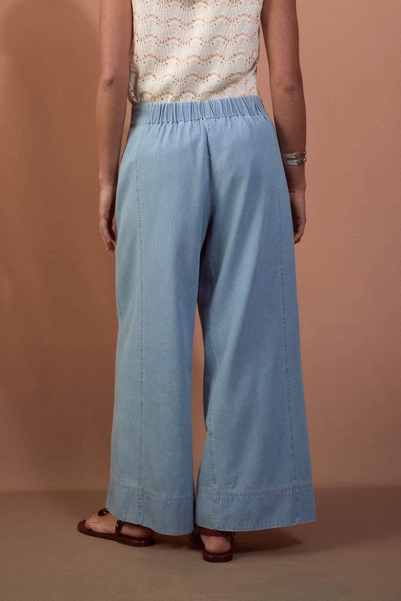 Slowlove Jeans Chambr&eacute; Azul