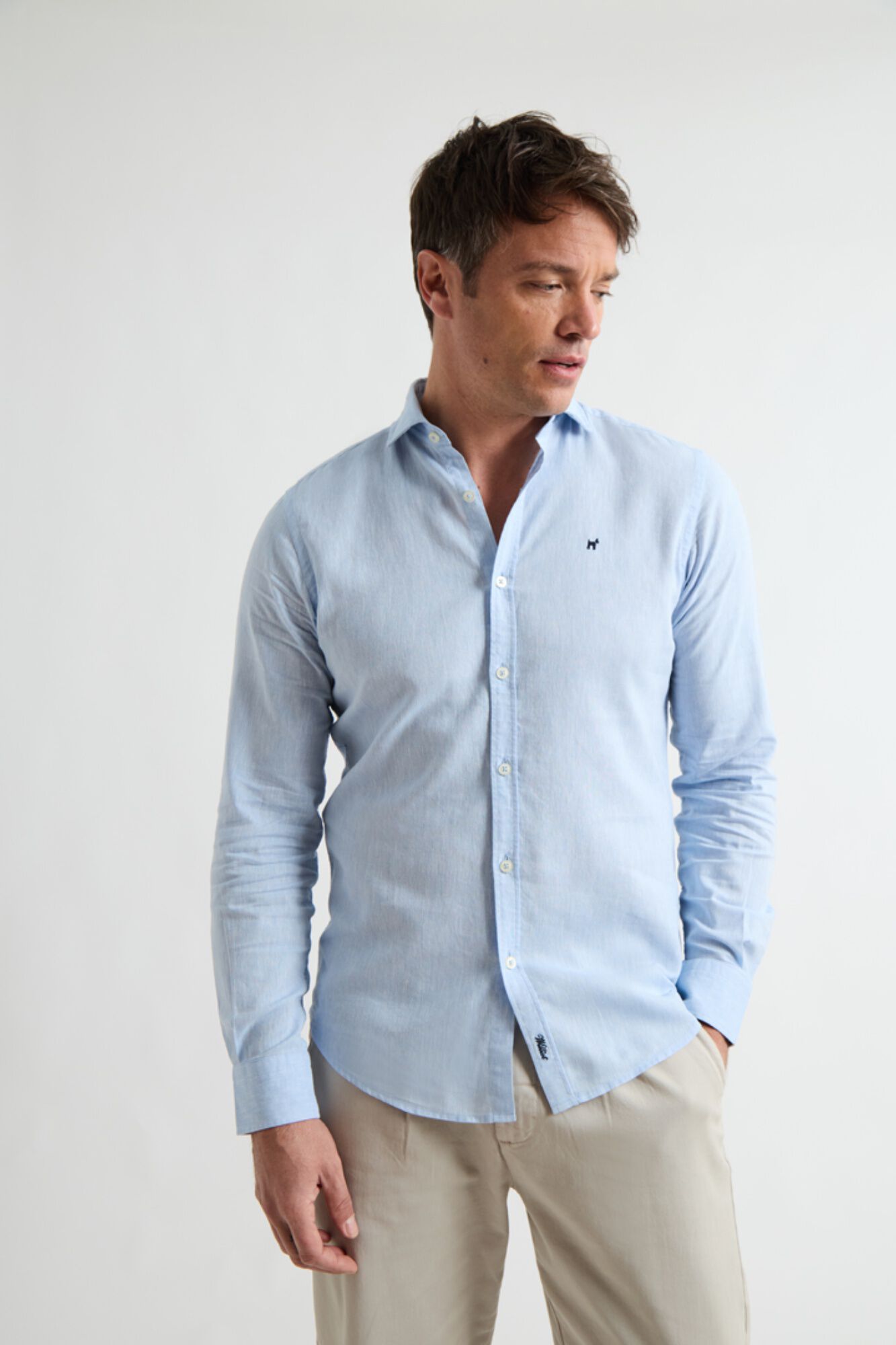 Williot Camisa Lino Mil Rayas