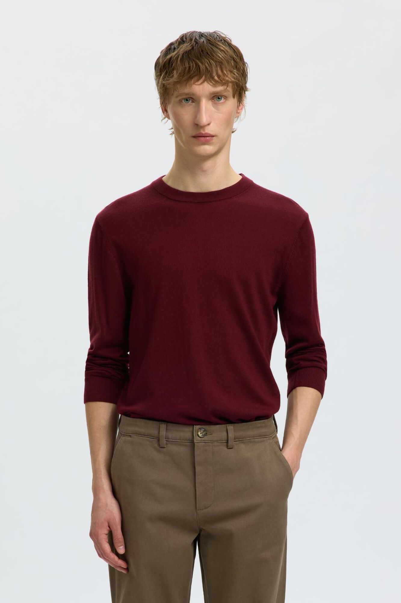 Selected 100% merino wool jumper