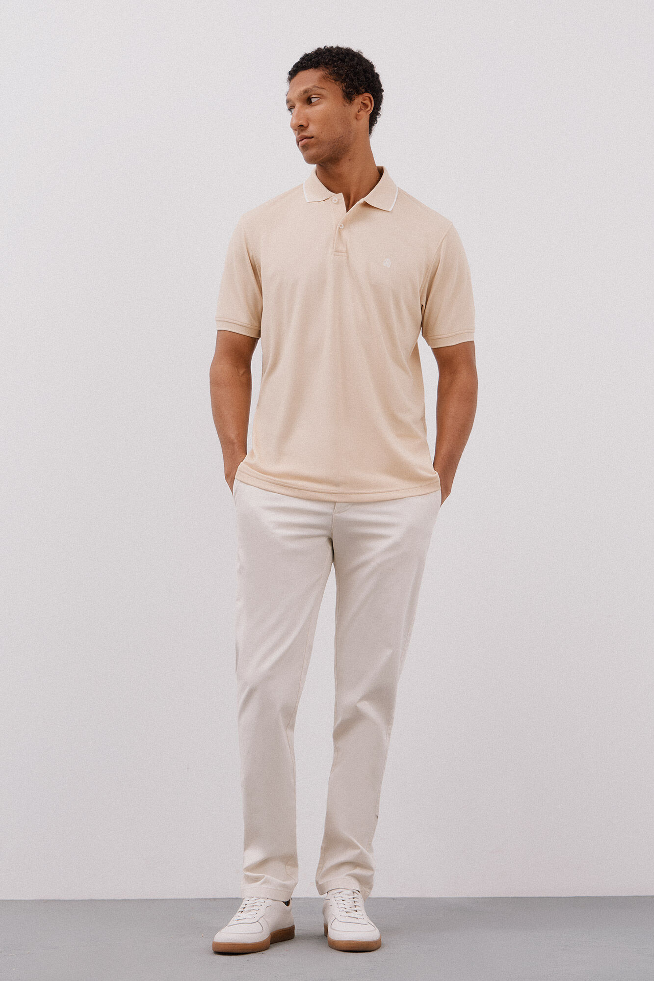 Cortefiel Coolmax&reg; polo  Beige