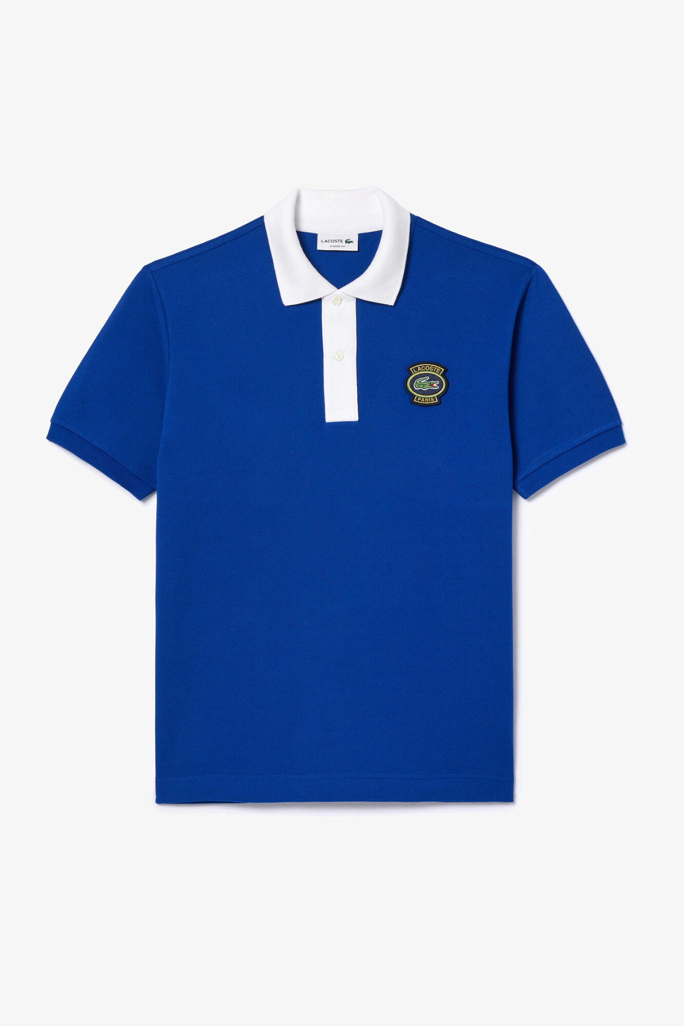 Lacoste Camisa polo piqu&eacute; de algod&atilde;o Azul
