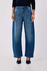 Cortefiel Jeans Barrel Azul