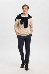Selected Cal&ccedil;a formal Slim Fit Azul