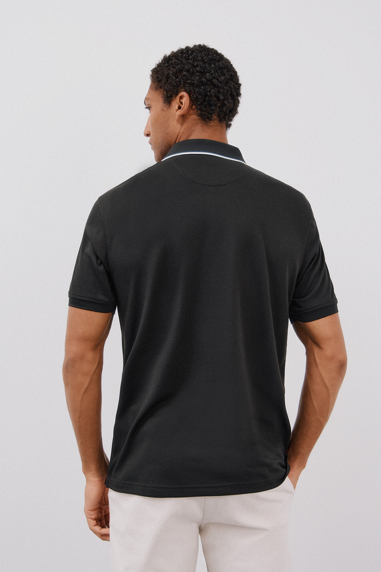 Cortefiel Coolmax&reg; polo  Black