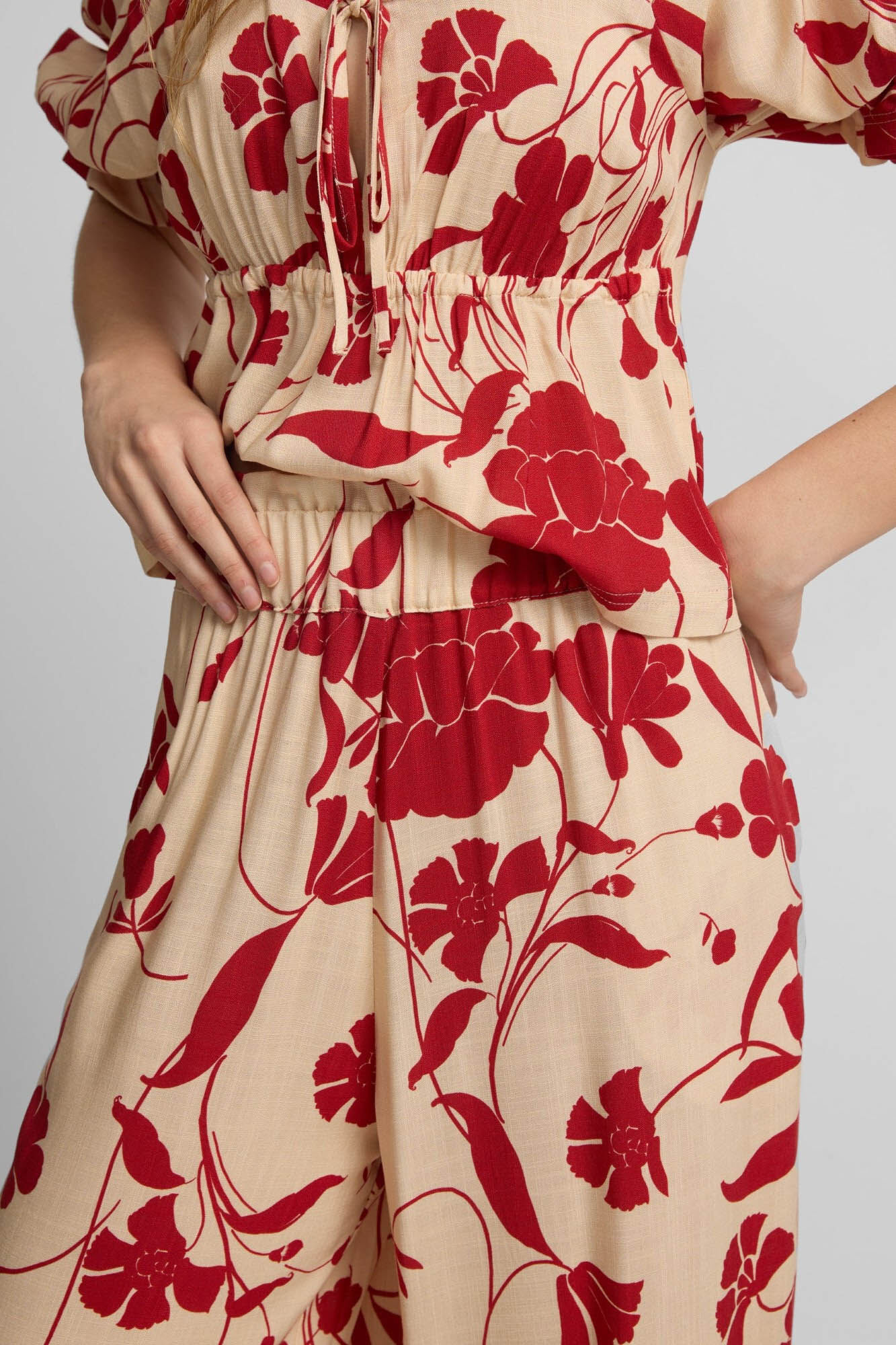 Silbon Cal&ccedil;a palazzo com estampado floral