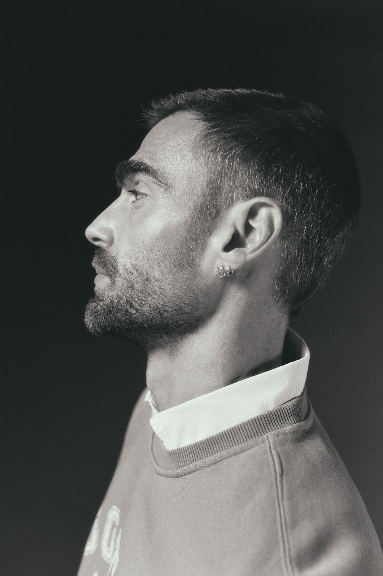 OOTO Sweatshirt gr&aacute;fica gola caixa Azul