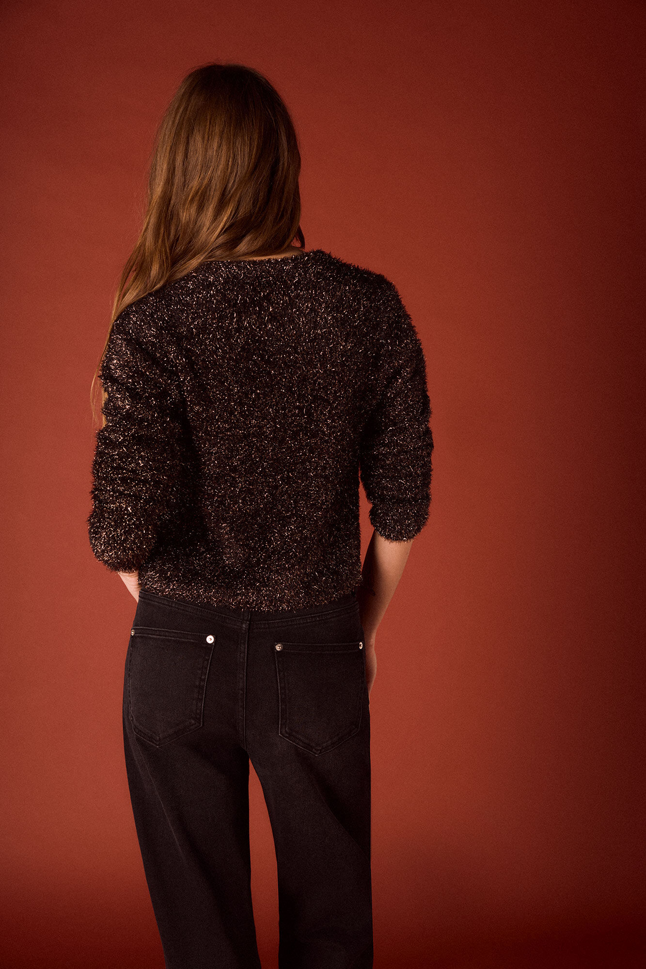 Slowlove Jesey prateado Preto