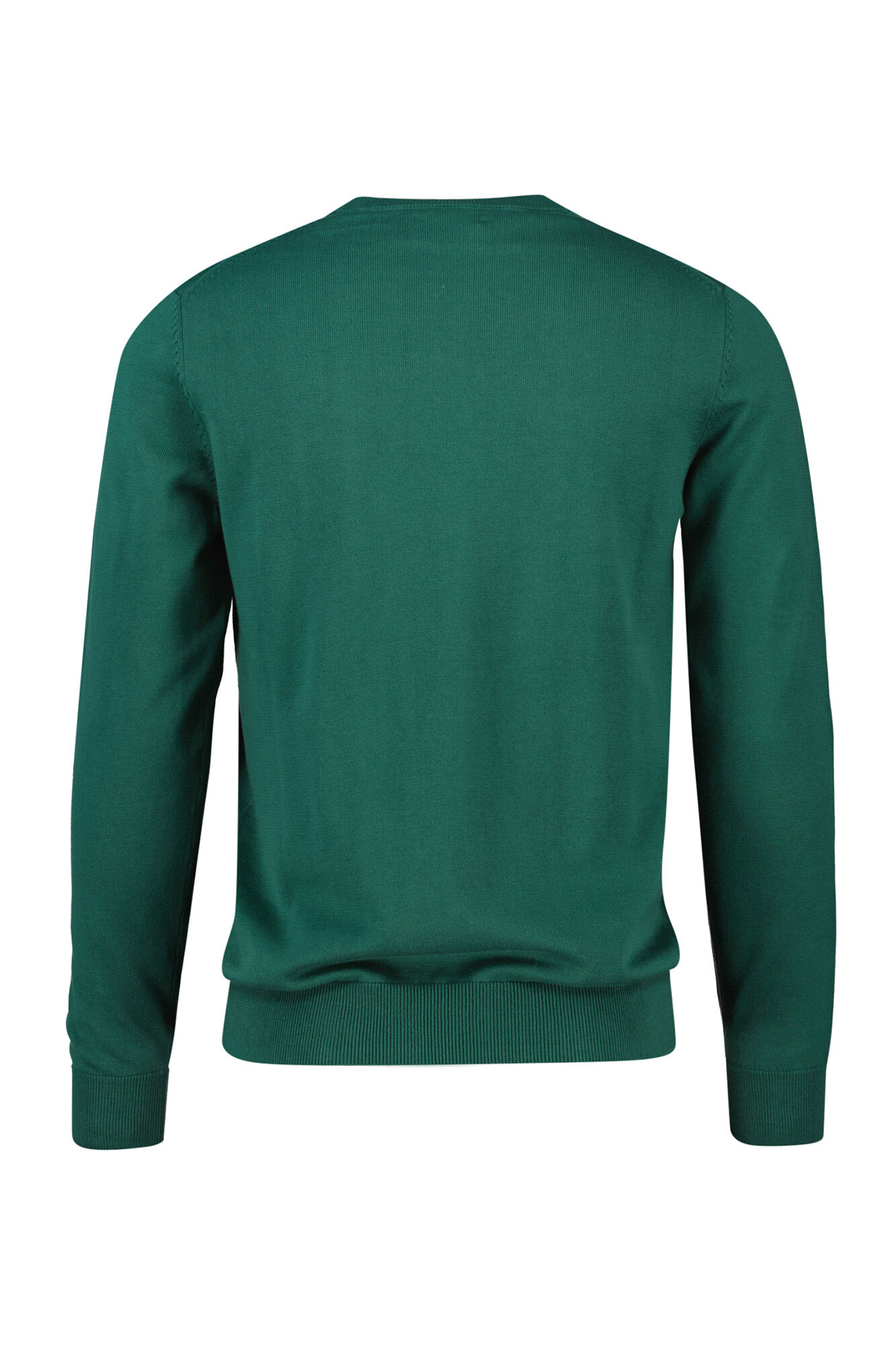 Gant Jersey cl&aacute;sico de algod&oacute;n con cuello redondo Verde