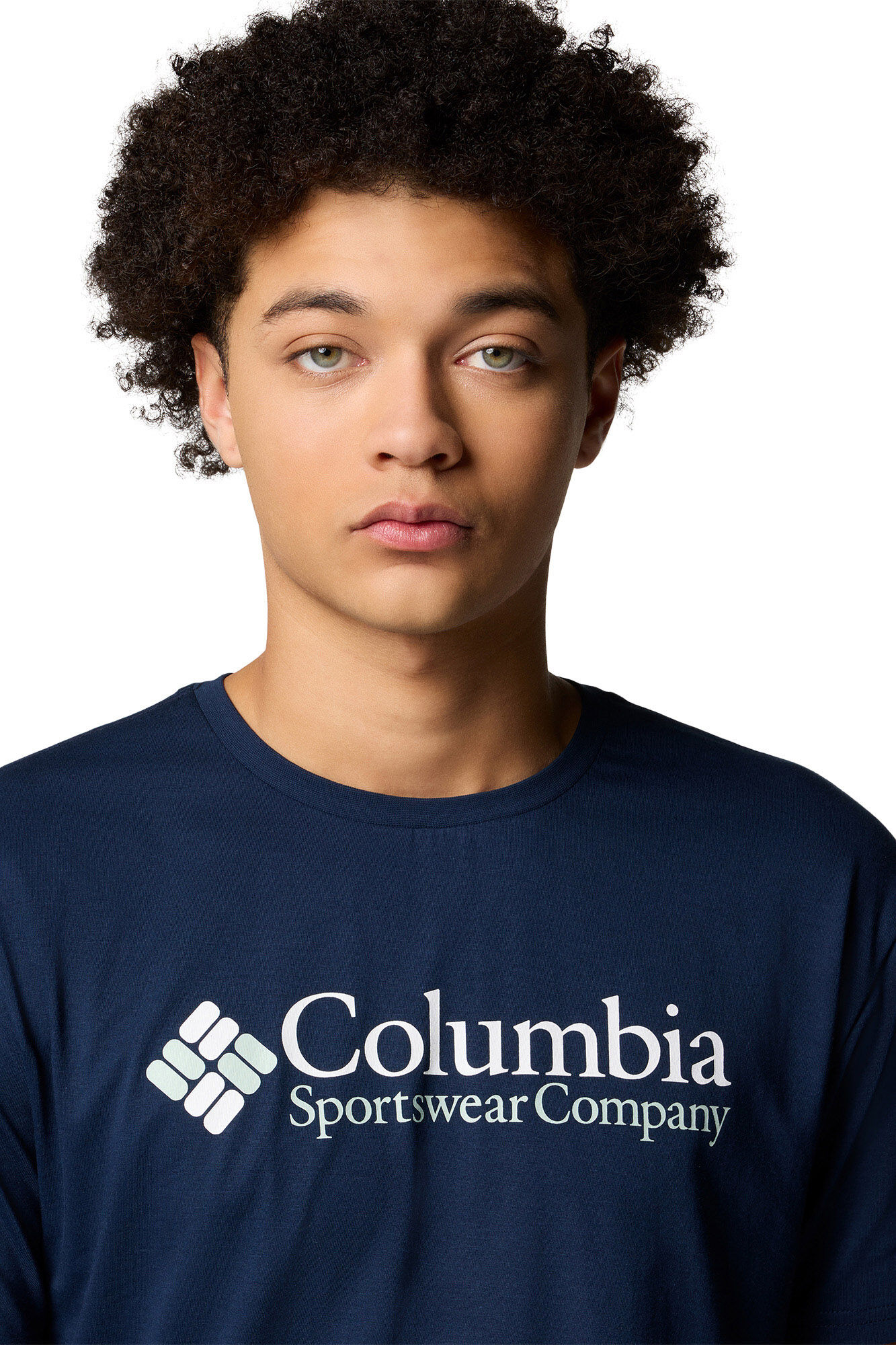 Columbia Camiseta de manga curta de algod&atilde;o org&acirc;nico Basic logo&trade; 