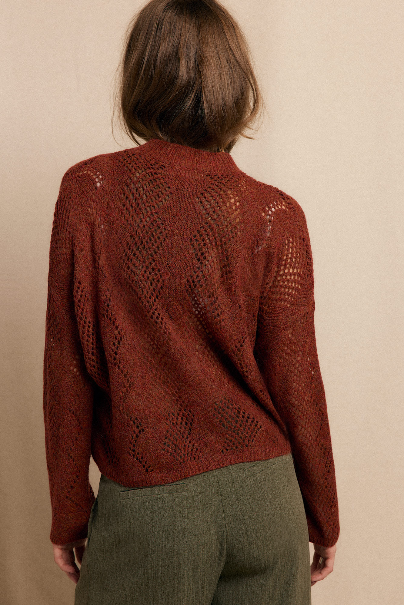 Slowlove Camisa Perkins vazada Laranja