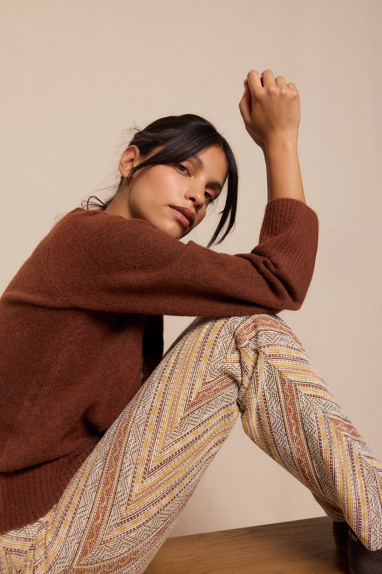 Slowlove Casaco malha Castanho