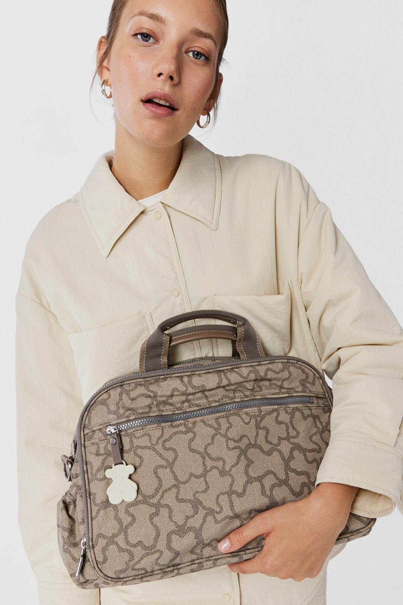 Tous Kaos New Colores baby bag in stone Grey