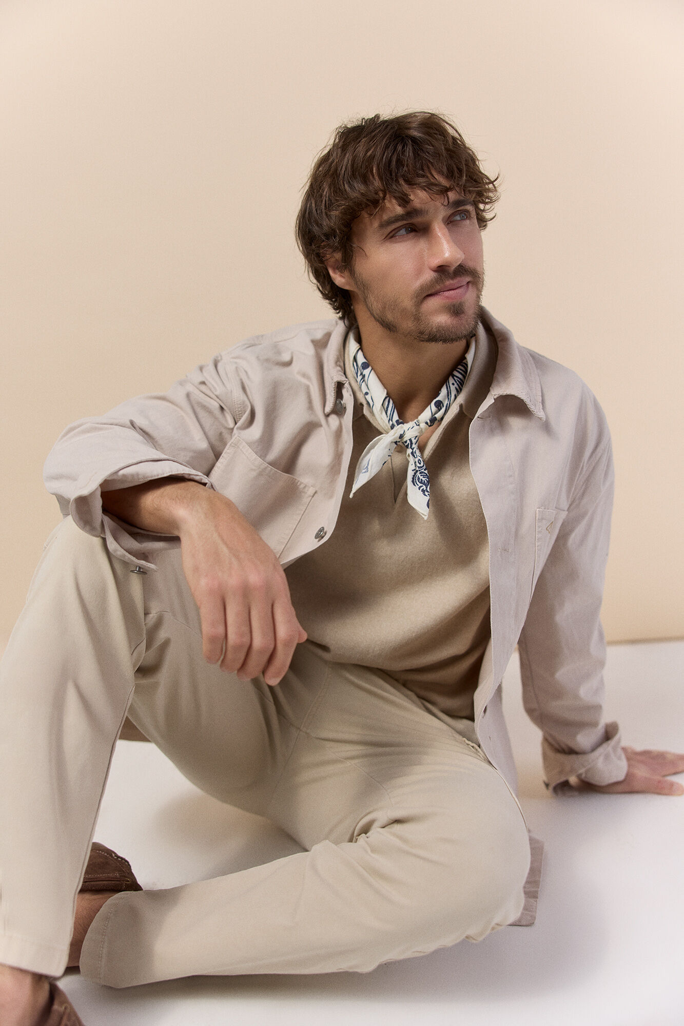 OOTO Casaco worker Ecru