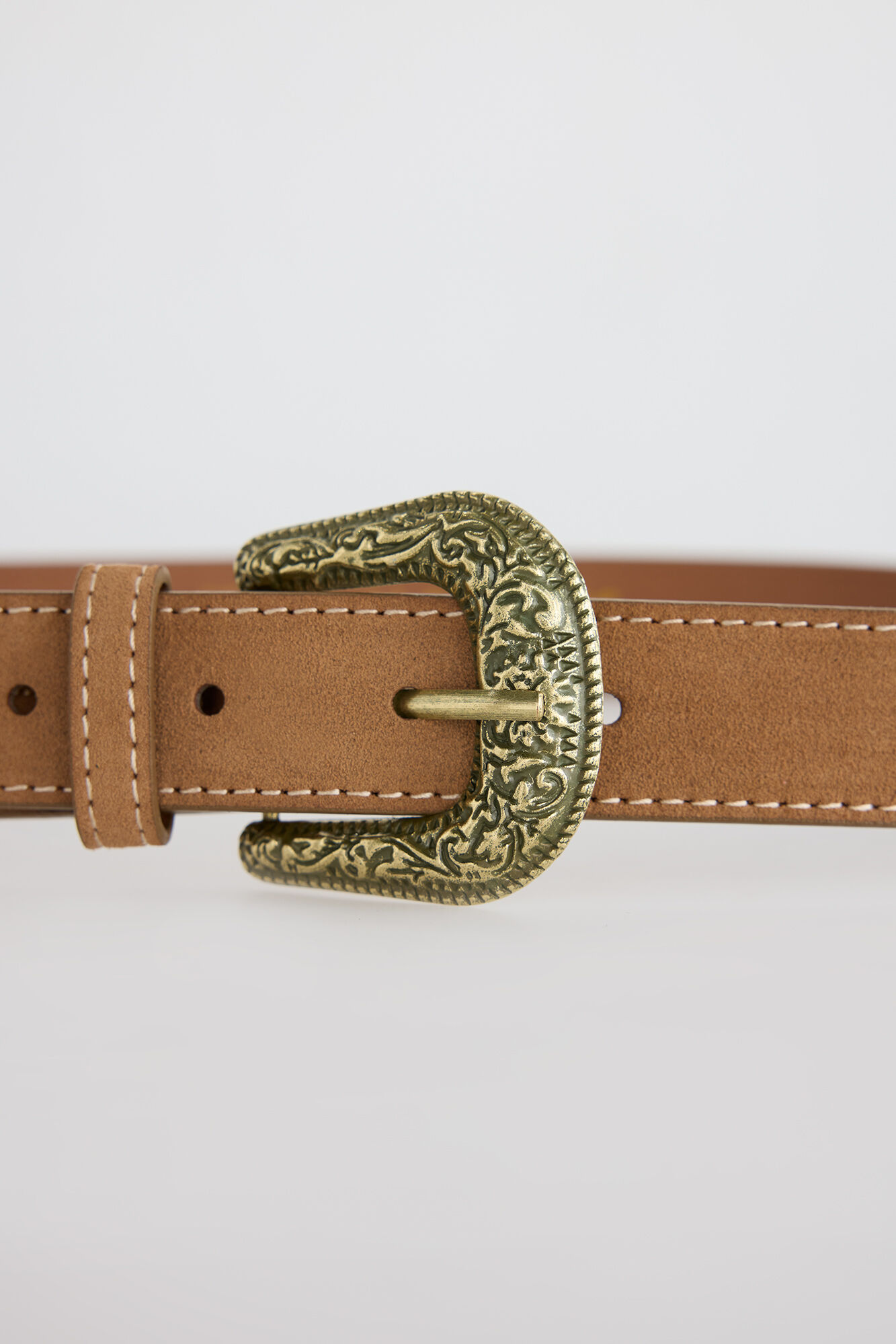 Slowlove Cinto de pele  Castanho