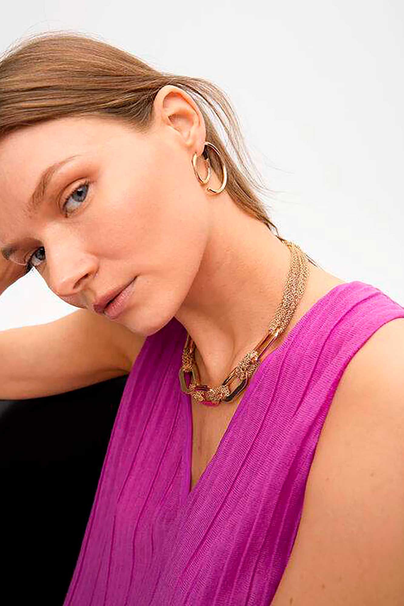 Lola Casademunt Brincos em espiral