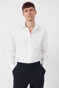 Cortefiel Camisa ottoman corte slim f&aacute;cil de engomar