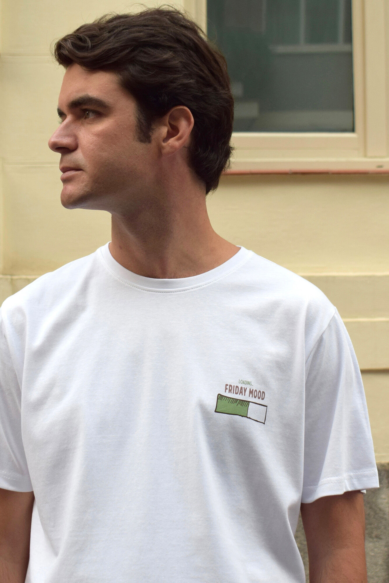 Cloking Lazy Days T-shirt White