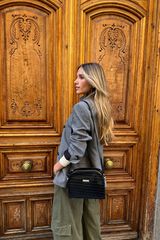 The Code Cassandra chocolate shoulder bag Dark brown