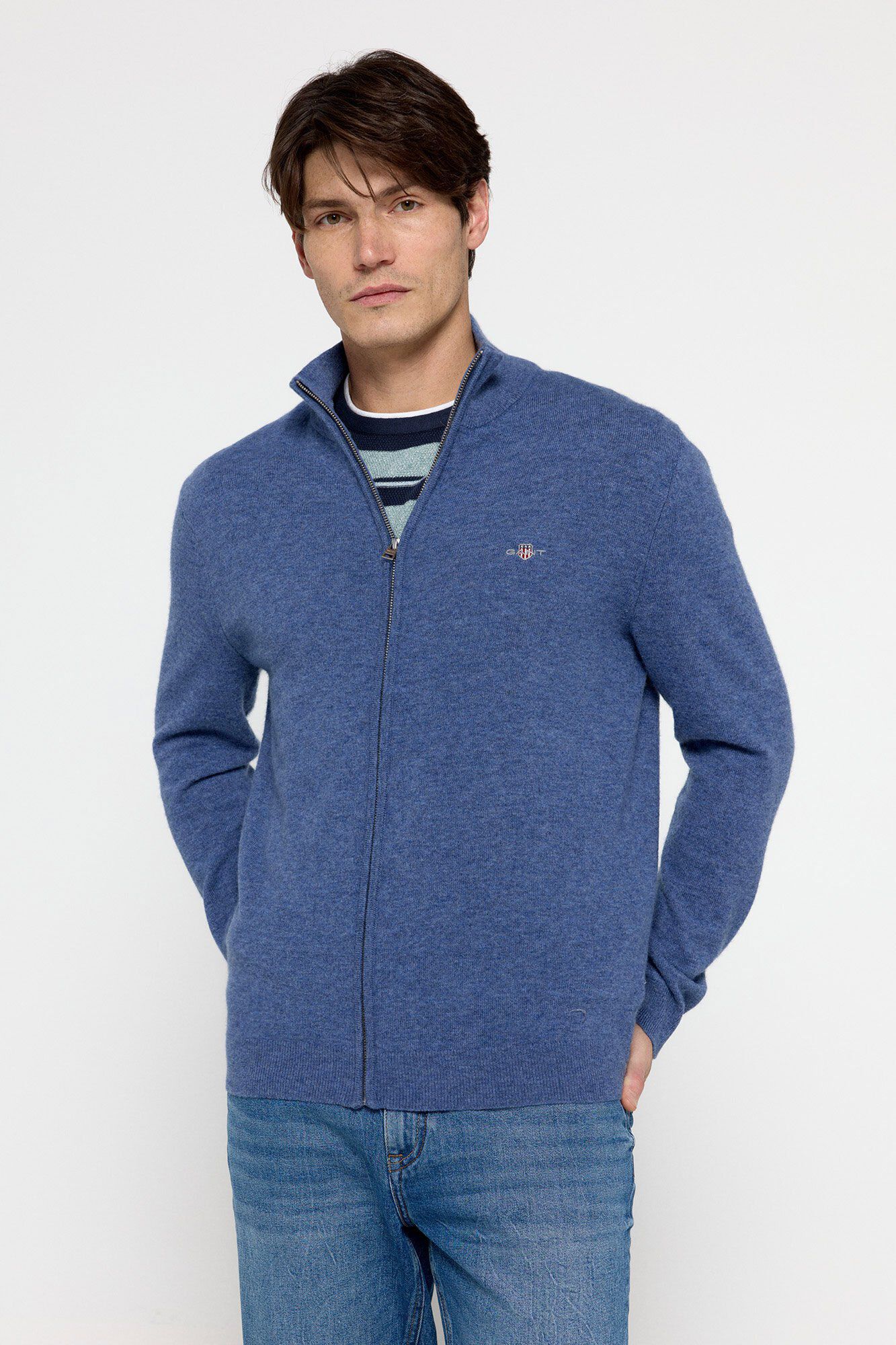 Gant Cardig&atilde; Gant Azul