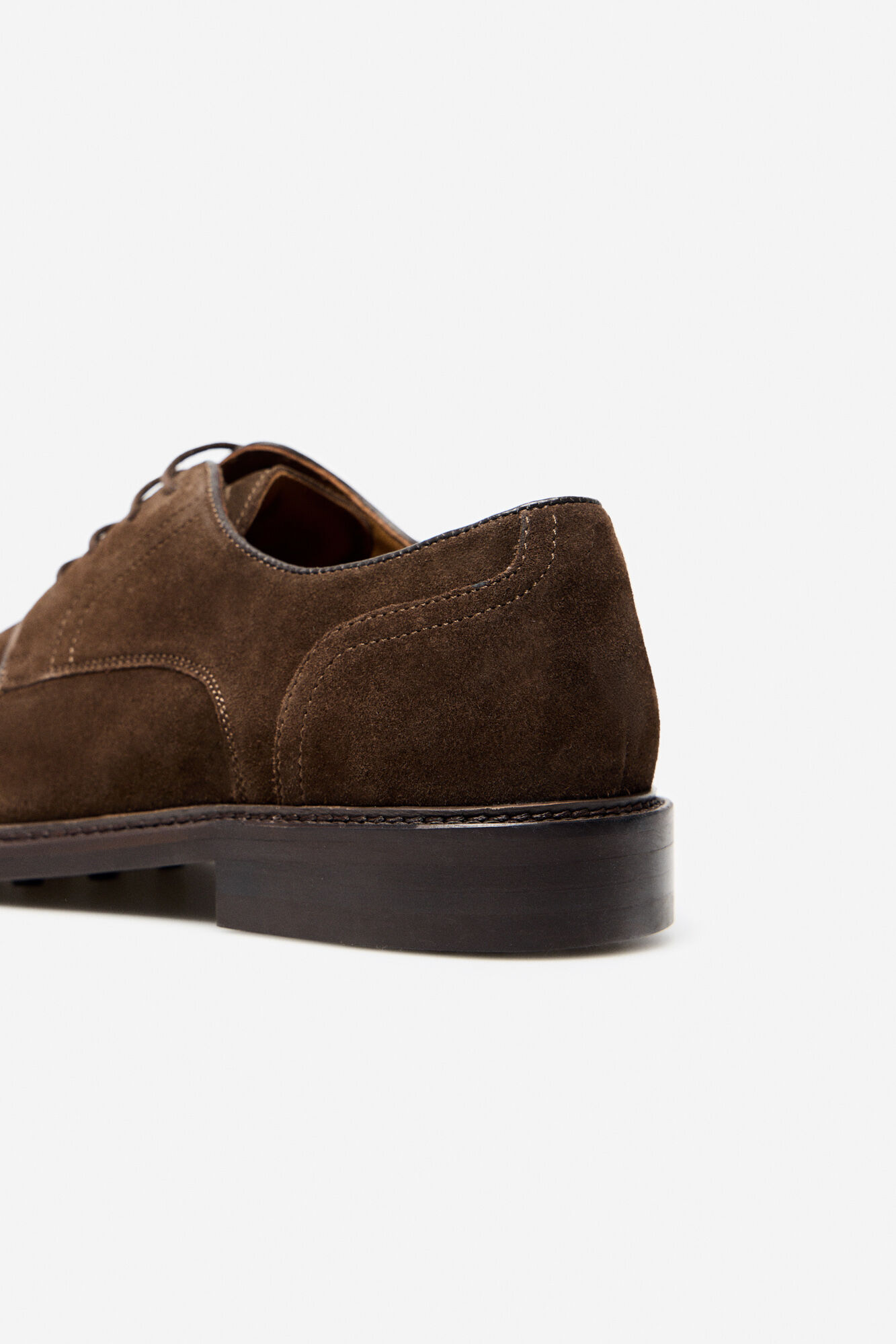 Cortefiel Zapato sport cordones Marr&oacute;n oscuro