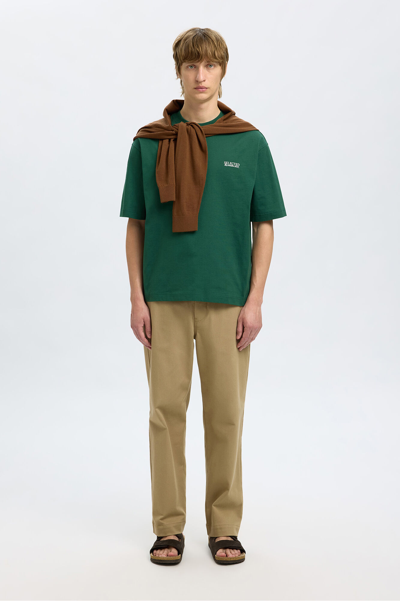 Selected Camiseta de manga corta Logo.