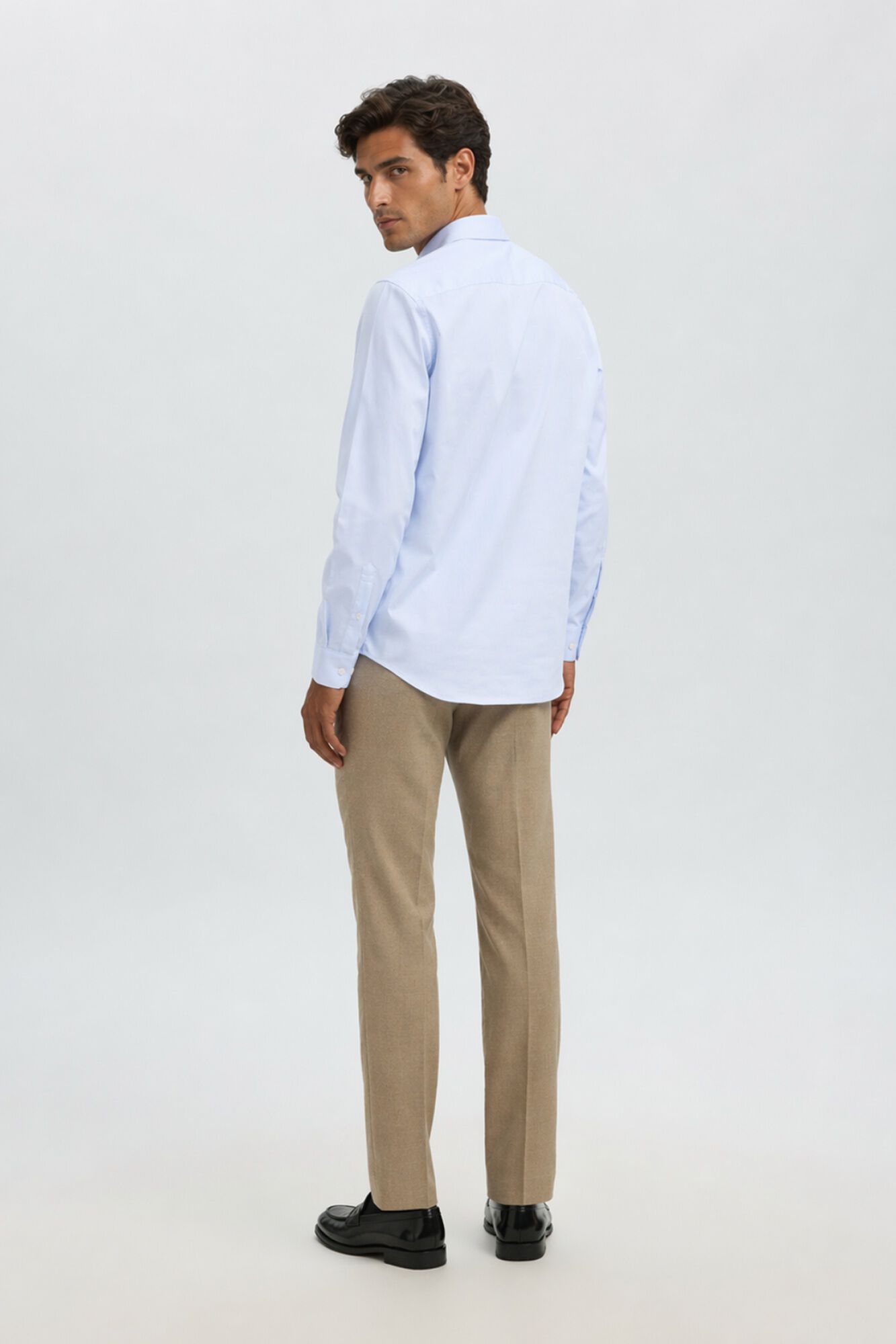 Selected Camisa Slim Fit de vestir Azul