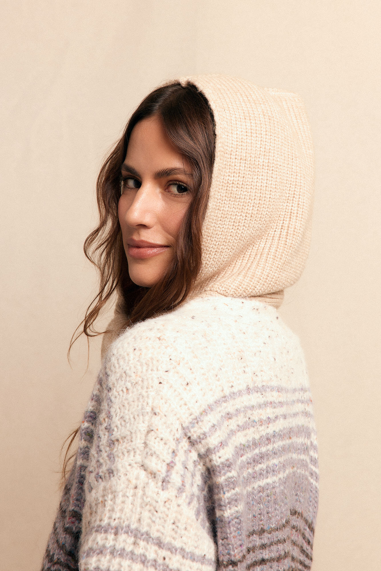 Slowlove Balaclaba punto Tostado