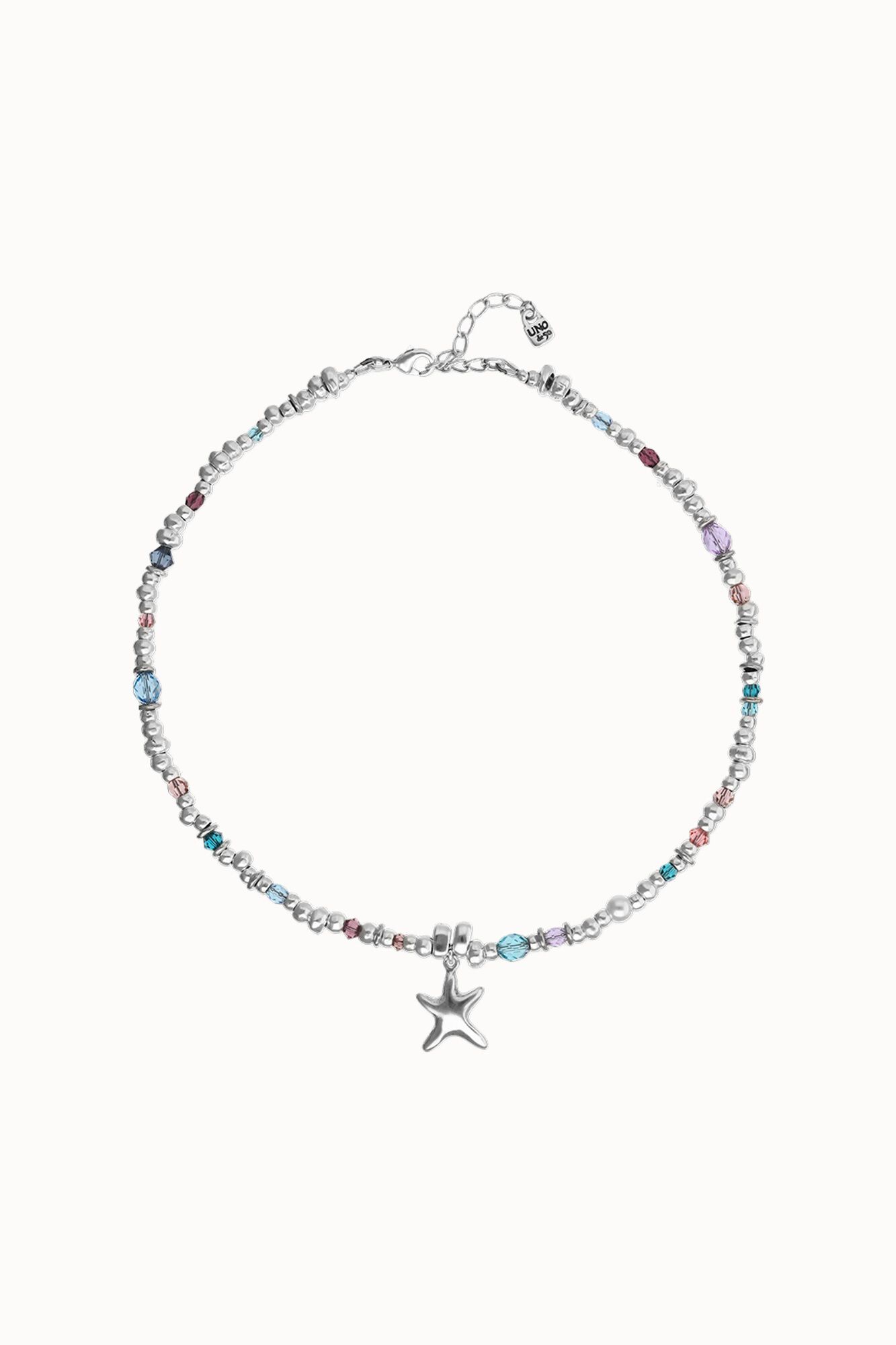UNOde50 Collar estrella mar ba&ntilde;o plata