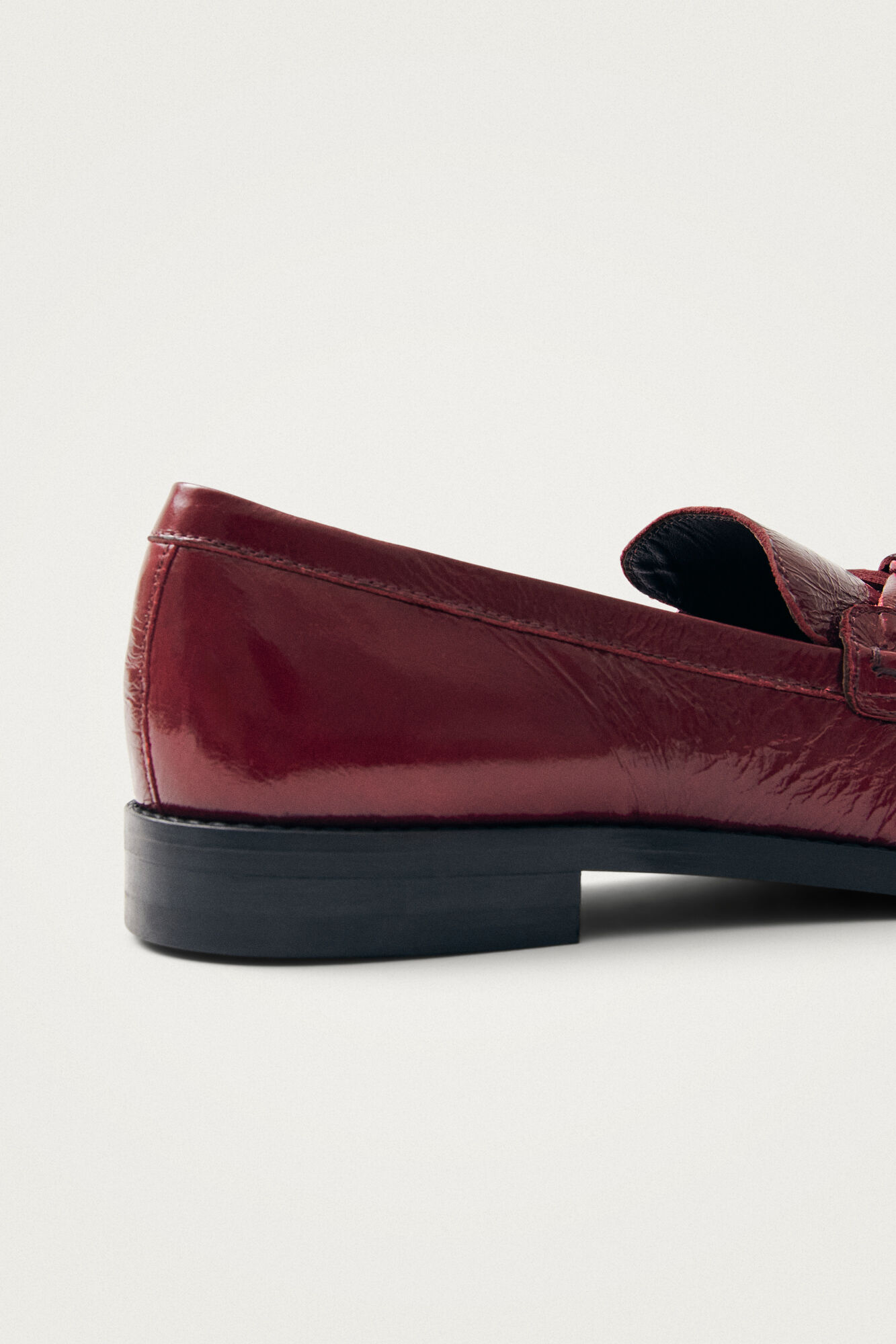 Alohas Mocassins de couro Marietta Onix Granada