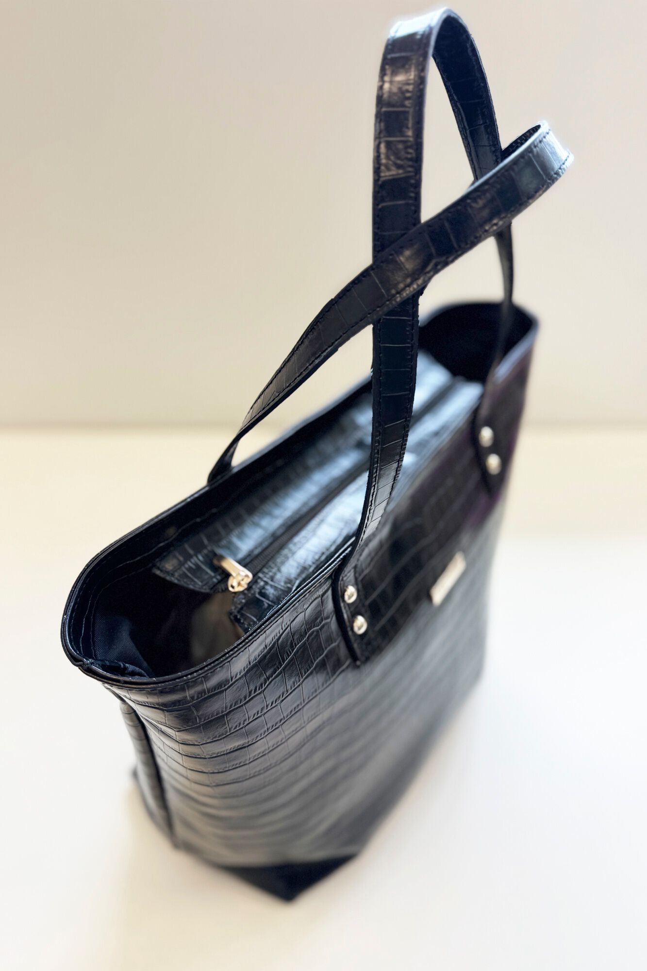 The Code Mala shopper Arizona em pele Preto