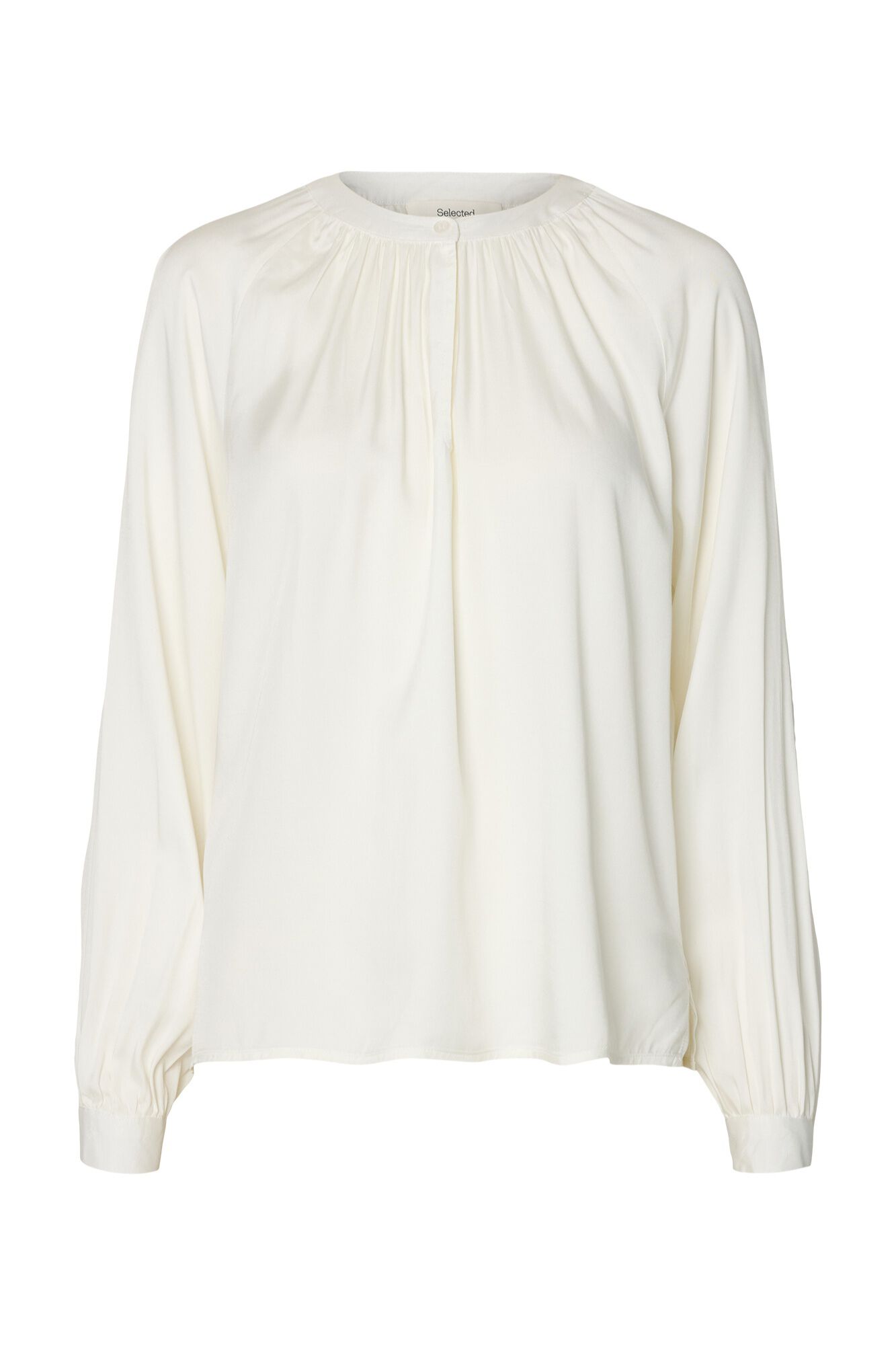 Selected Blusa de manga comprida Branco