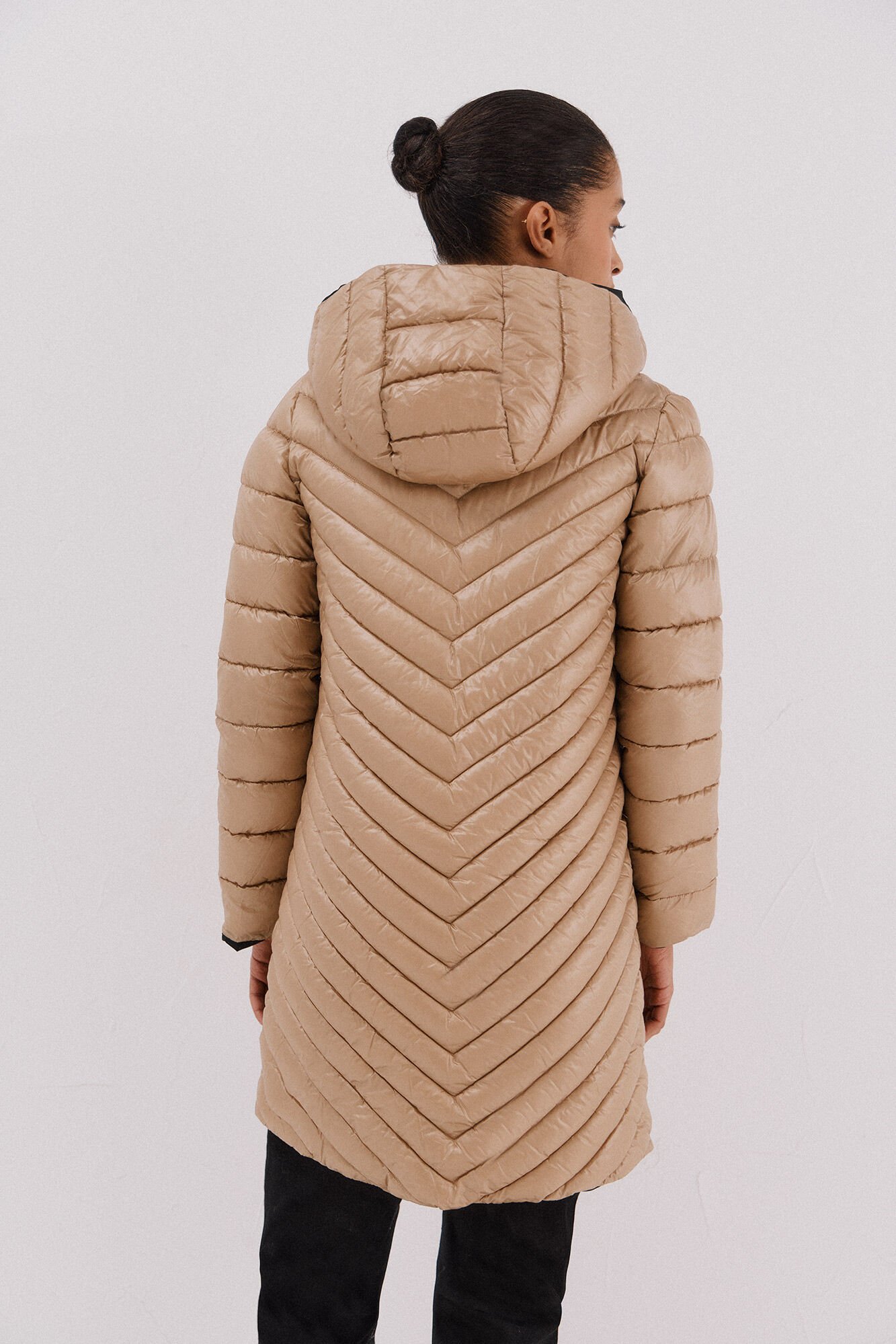 Cortefiel Reversible thermolite&reg; anorak Beige