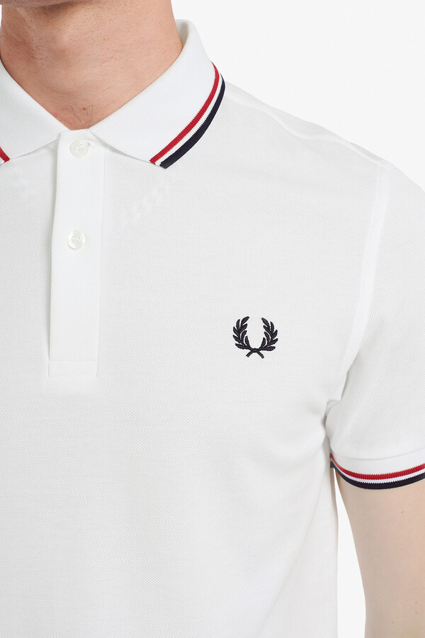 Cortefiel Polo Fred Perry Blanco